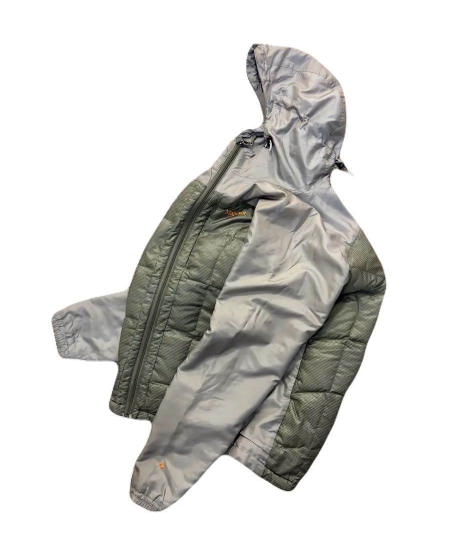 00s Marmot ハイブリッド ロディオ ダウンジャケット チェック柄入り