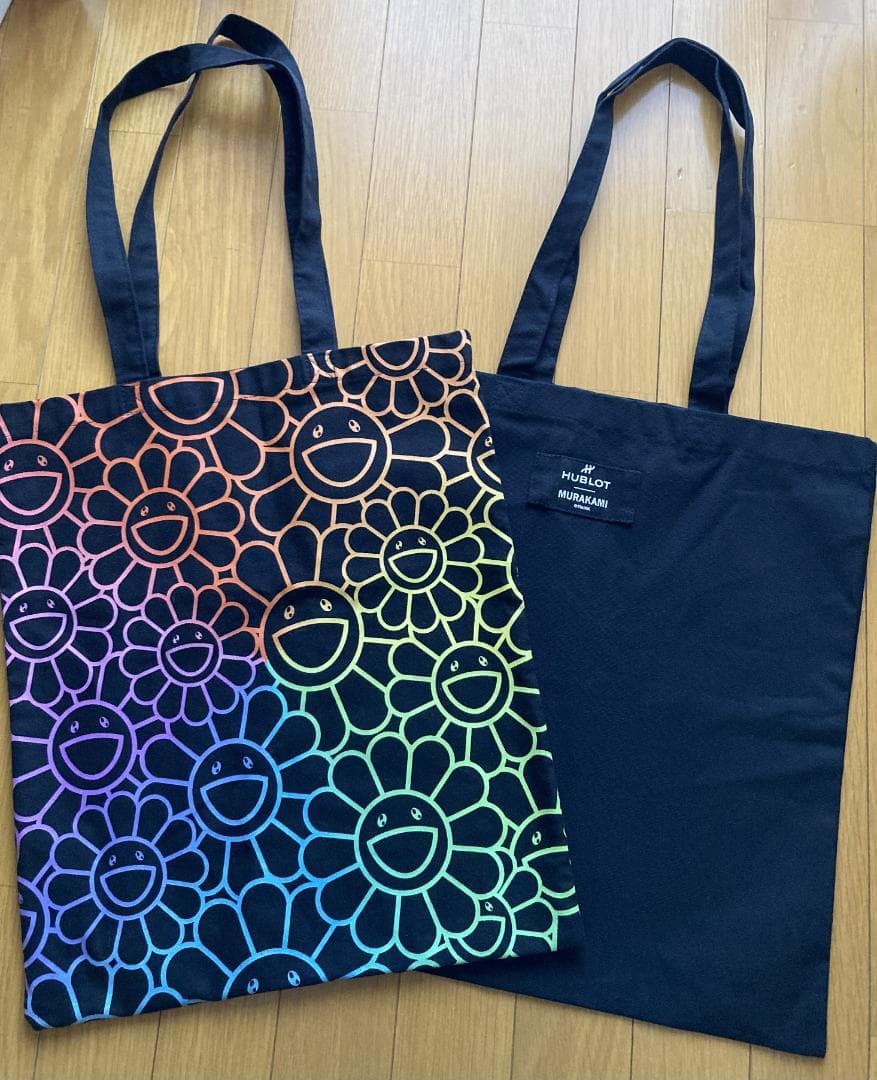 【希少】HUBLOT × 村上隆 コラボ 限定エコバッグ 2枚セット