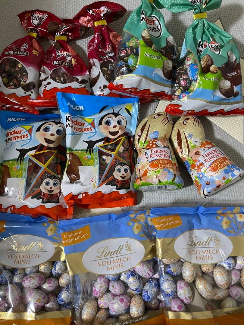 ドイツ　チョコレート　リンツ　lindt kinder ferrero
