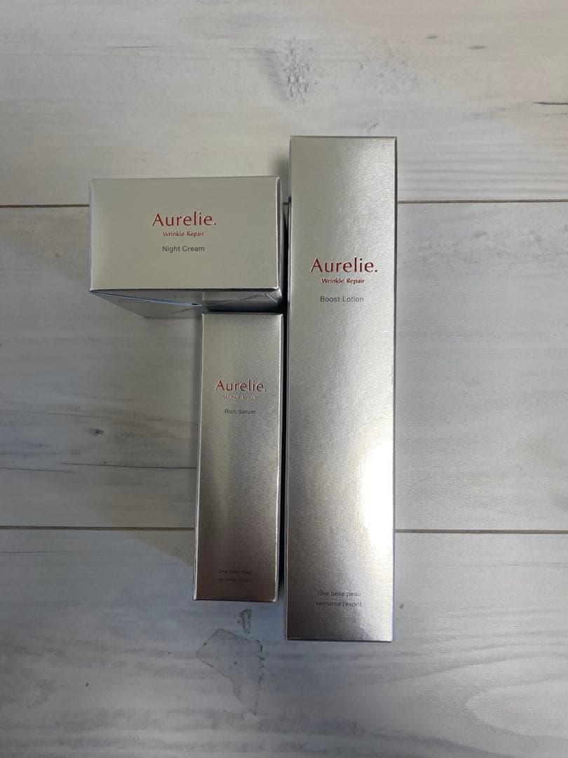 Ab Aurelieリンクルリペア スキンケア3点 化粧水美容液ナイトクリーム