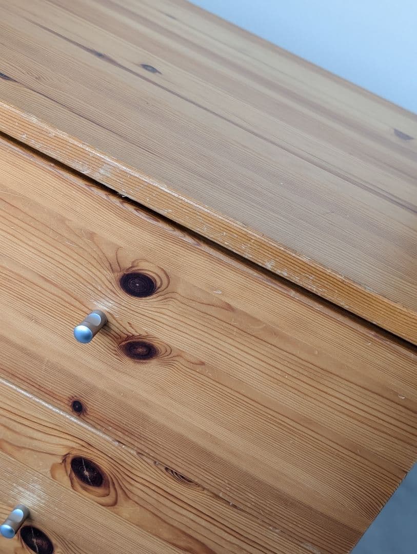 USED/無印良品 廃盤 パイン材 2段チェスト MUJI 北欧 デンマーク製