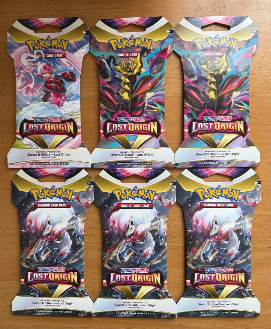 LOST ORIGINポケモンカード未開封パック《ポケカ》　6パック