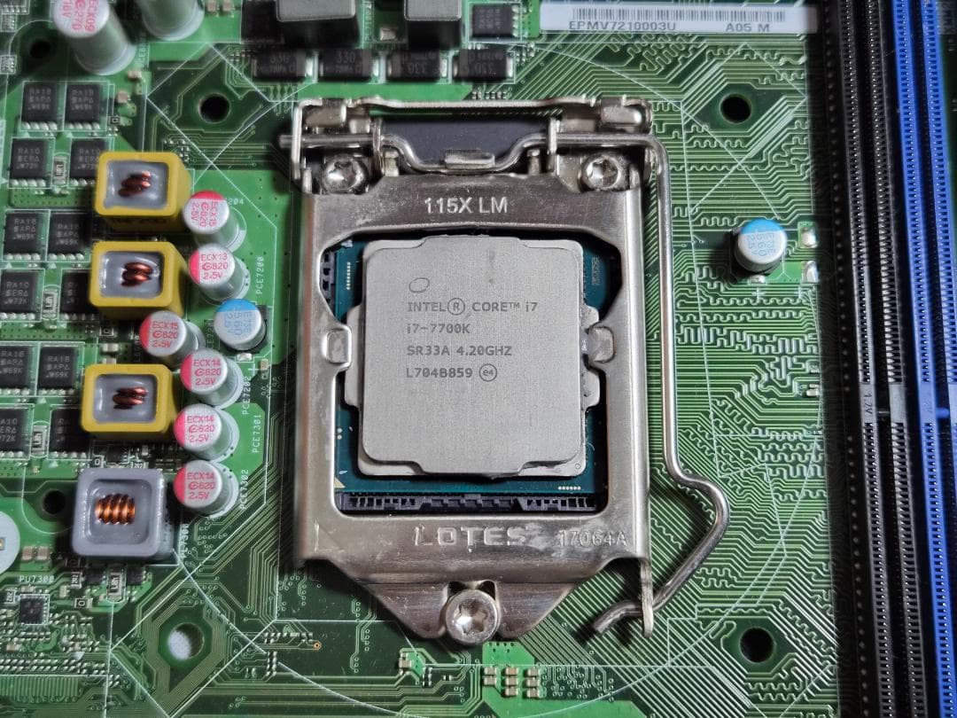 Core i7-7700K ＋ マザーボード(LGA1151) セット動作確認済