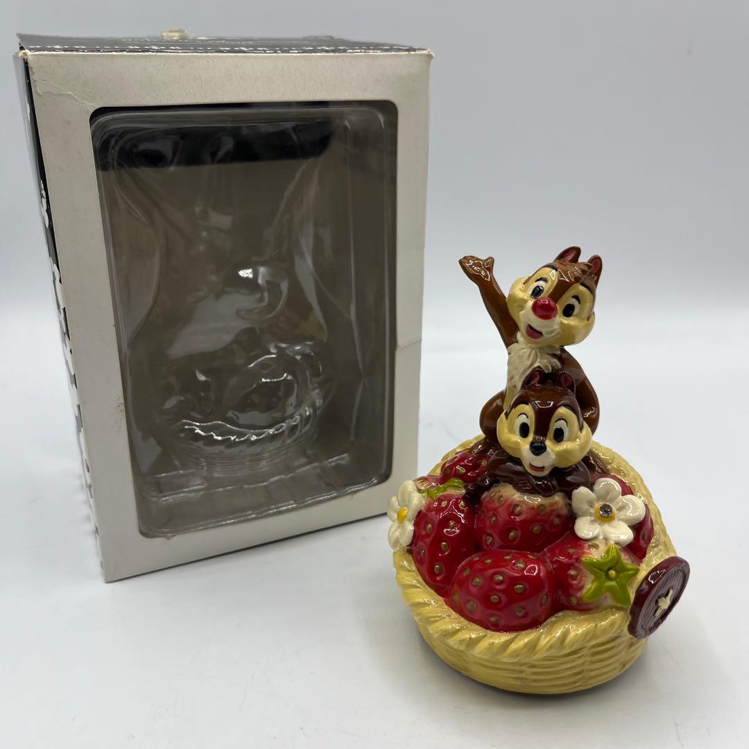 希少 加藤工芸 ミニオルゴール チップ & デール イッツアスモールワールド