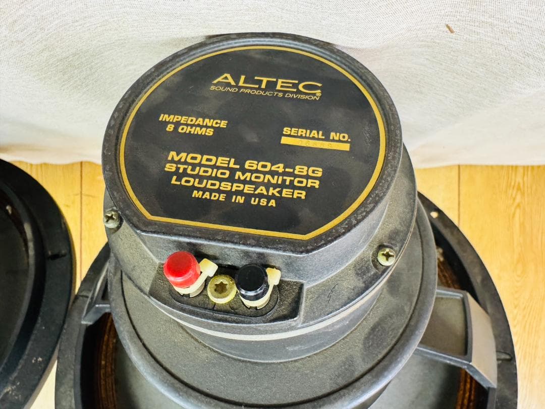 ALTEC 604-8G ウーファーペア