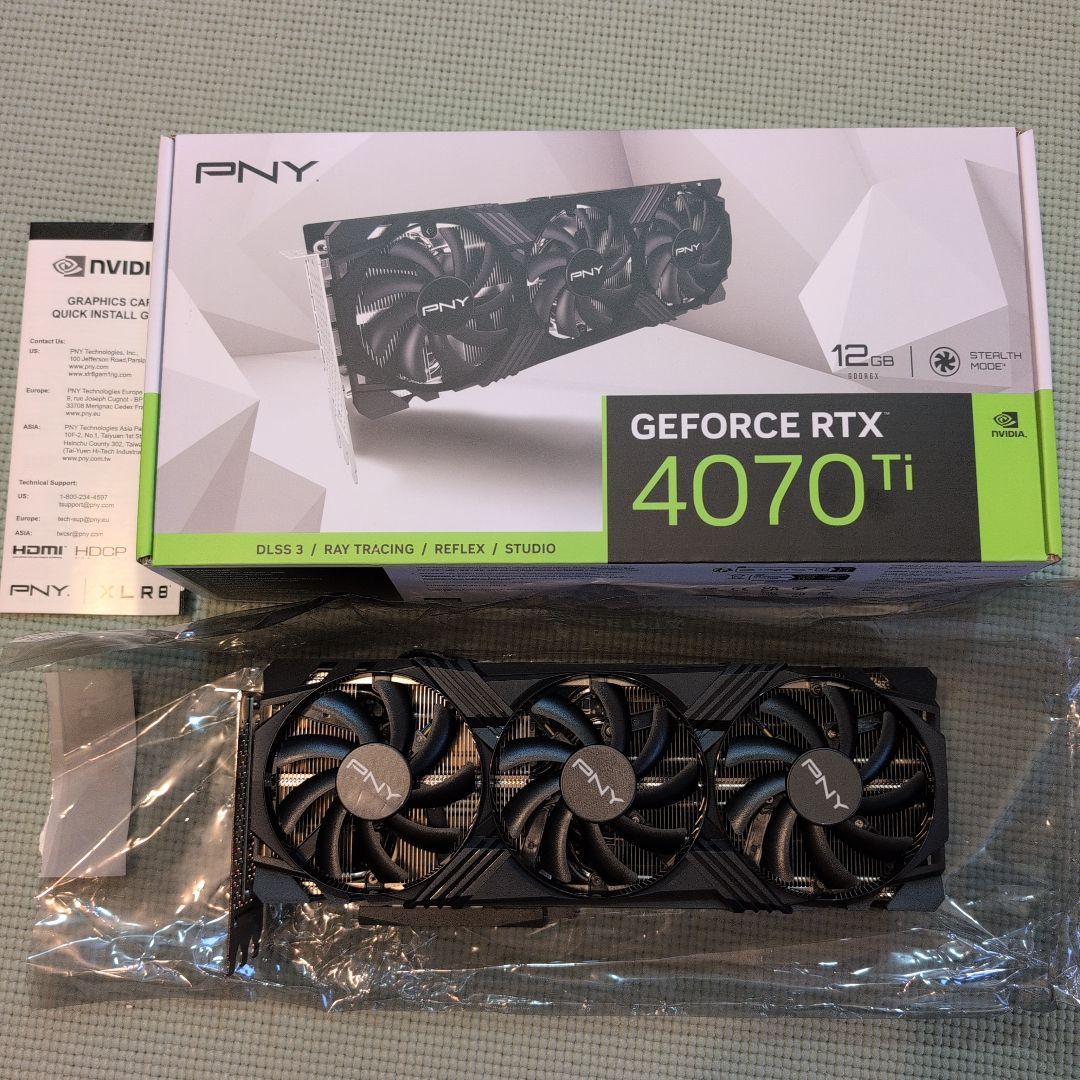 PNY GeForce RTX4070Ti ジャンク