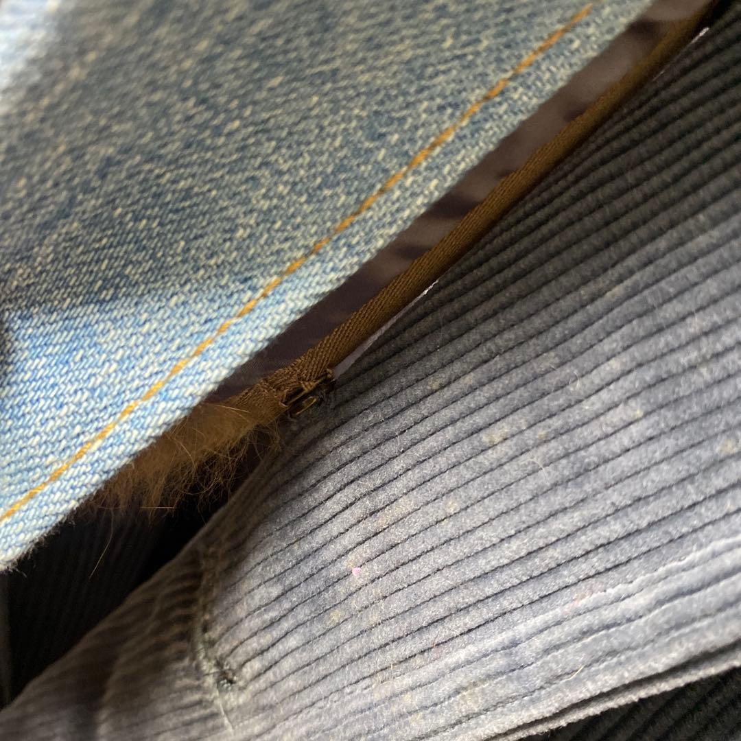 Kolor コーデュロイテーラードジャケット 12AW ラビットファー 2way