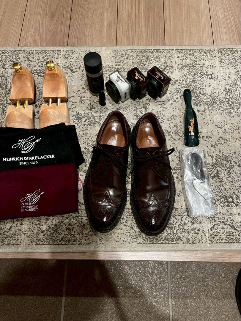 希少ブダペスト製 #ハインリッヒディンケラッカー #BUDA カーフUK7.5