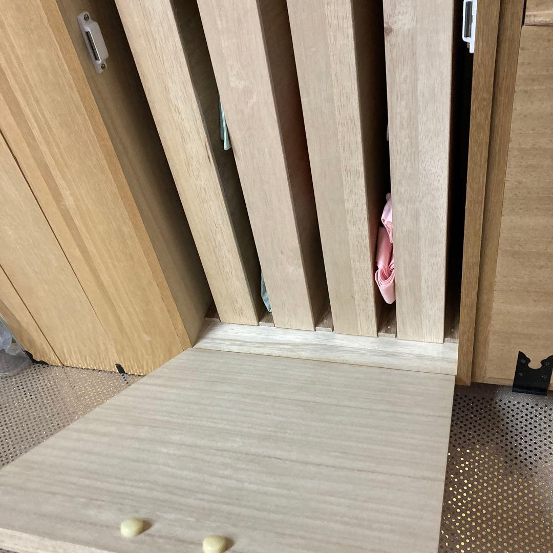 桐箪笥スリットデザイン引き出しケース　　一段のみ