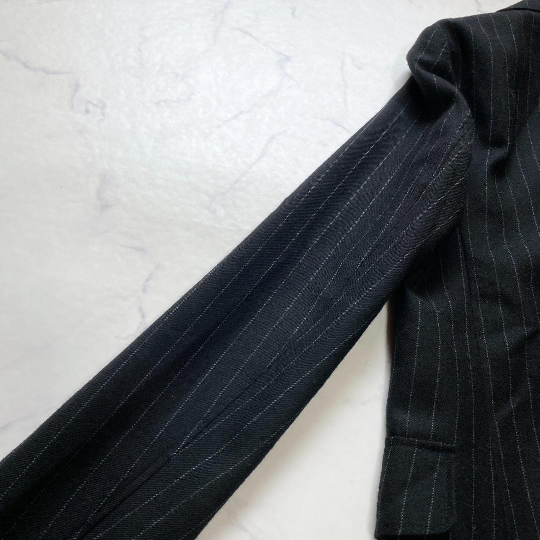 MADISONBLUE サイズ2 テーラード 金ボタン ストライプ ワッペン