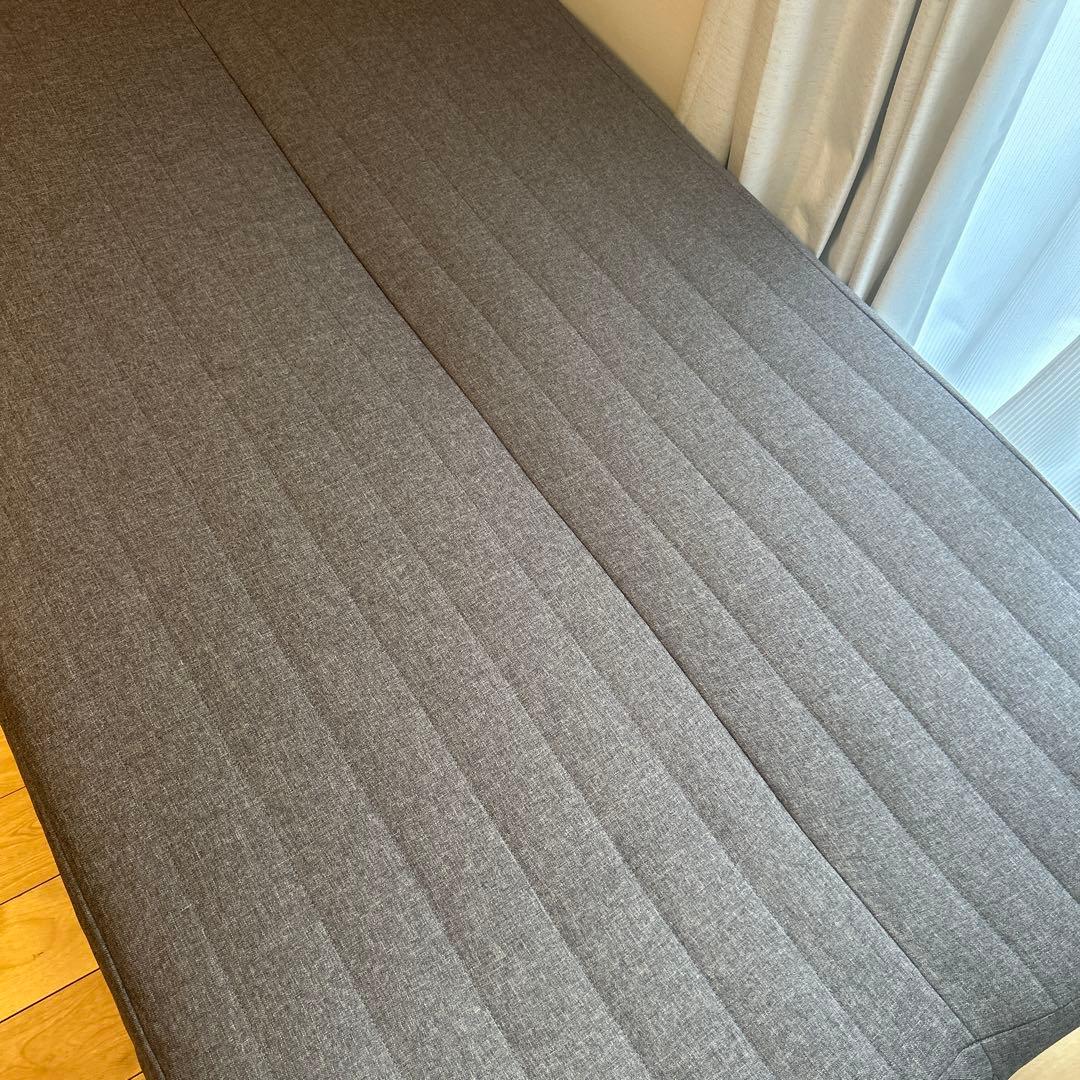 【Tiger-kei】無印良品 ソファベッド 現行品 木製脚20cm付き