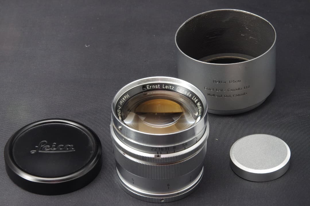 送料無料 限定１ ライカ ヘクトール カナダ 12.5cm F2.5 125mm