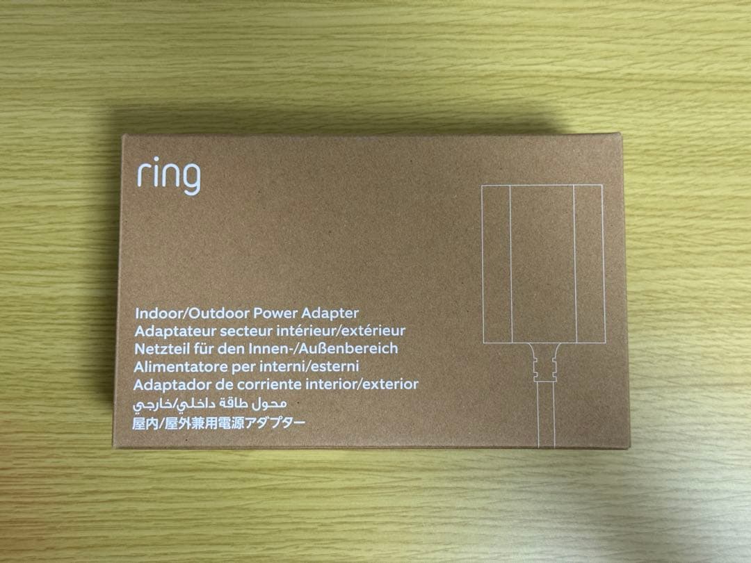 [新品]Ring Spotlight Cam Plus 電源アダプタ付き