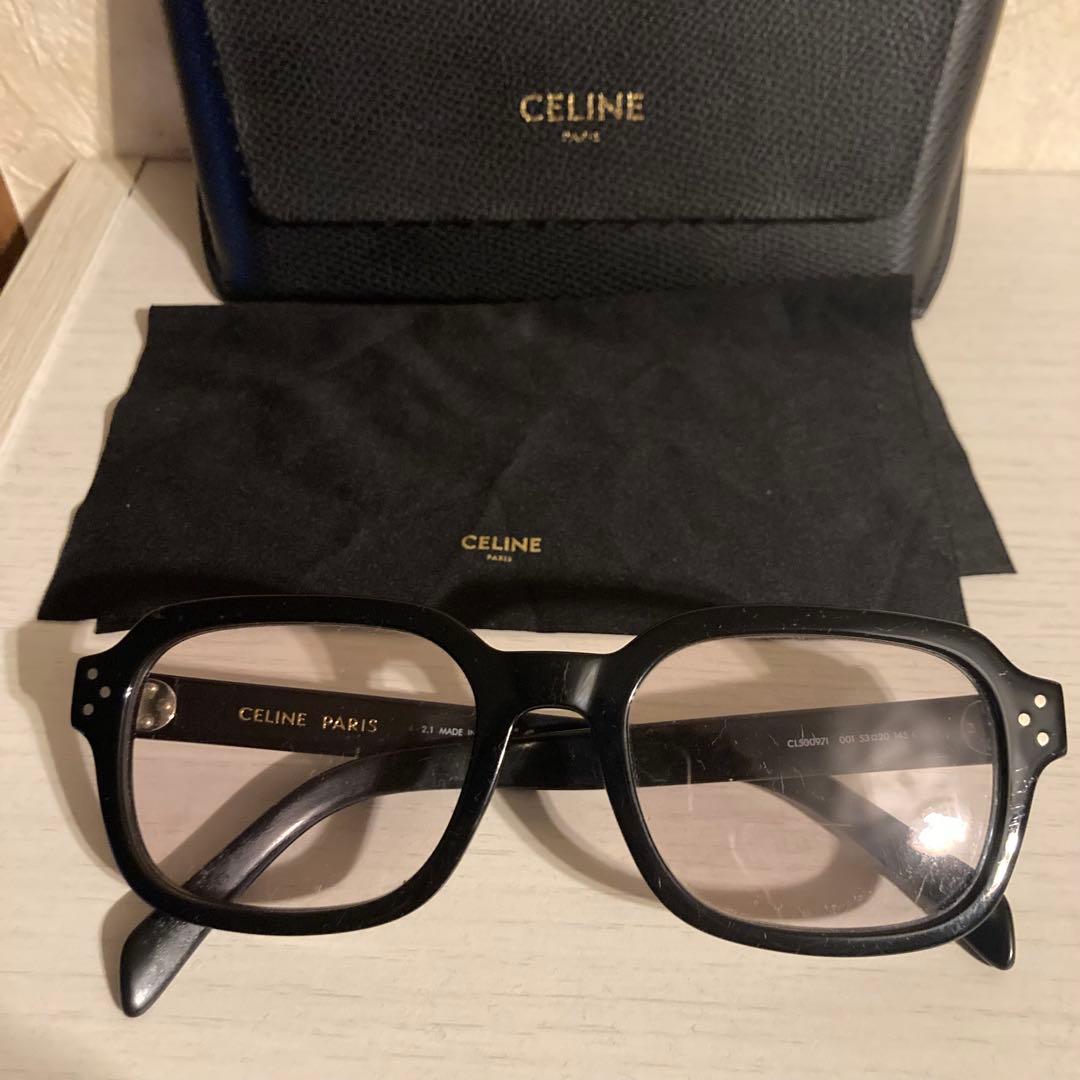 CELINE スクエア　サングラス　メガネ　眼鏡