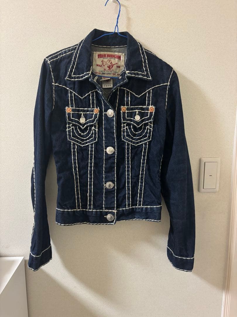 TRUE RELIGION ネイビー デニムジャケット XS