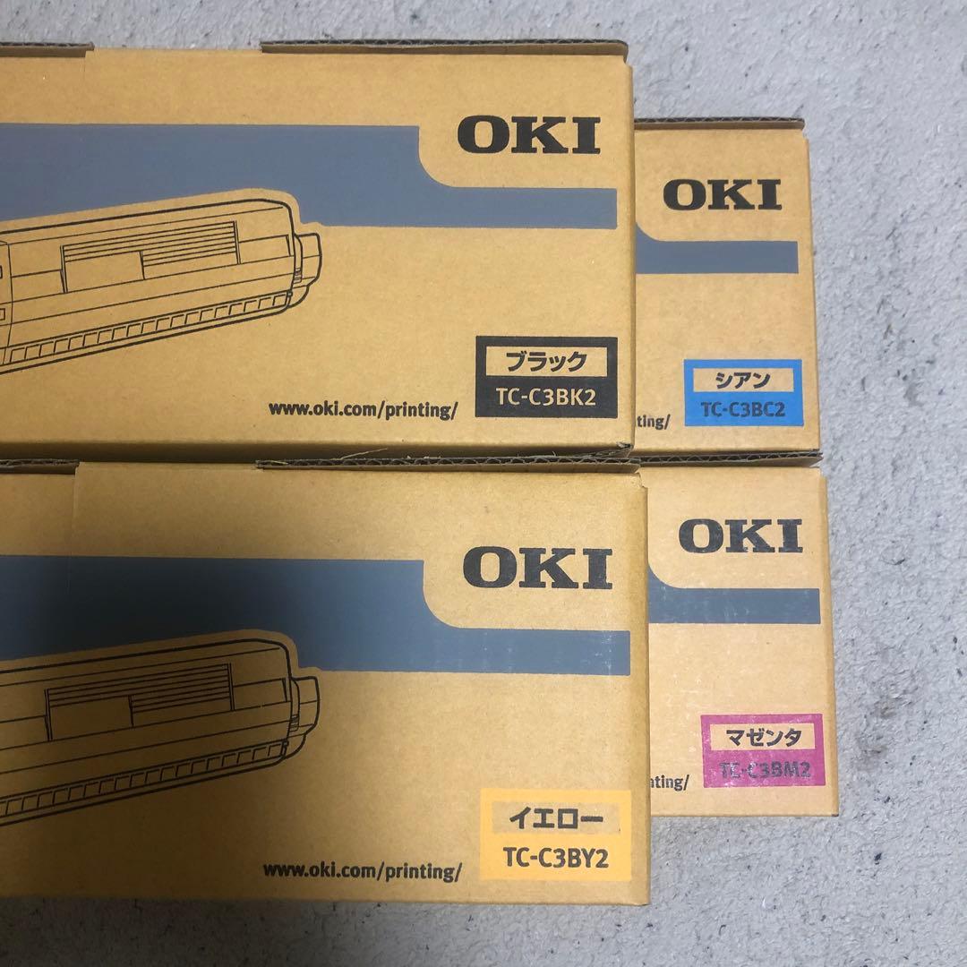 OKI 純正トナーカートリッジ （大）４色セット TC-C3B No.1