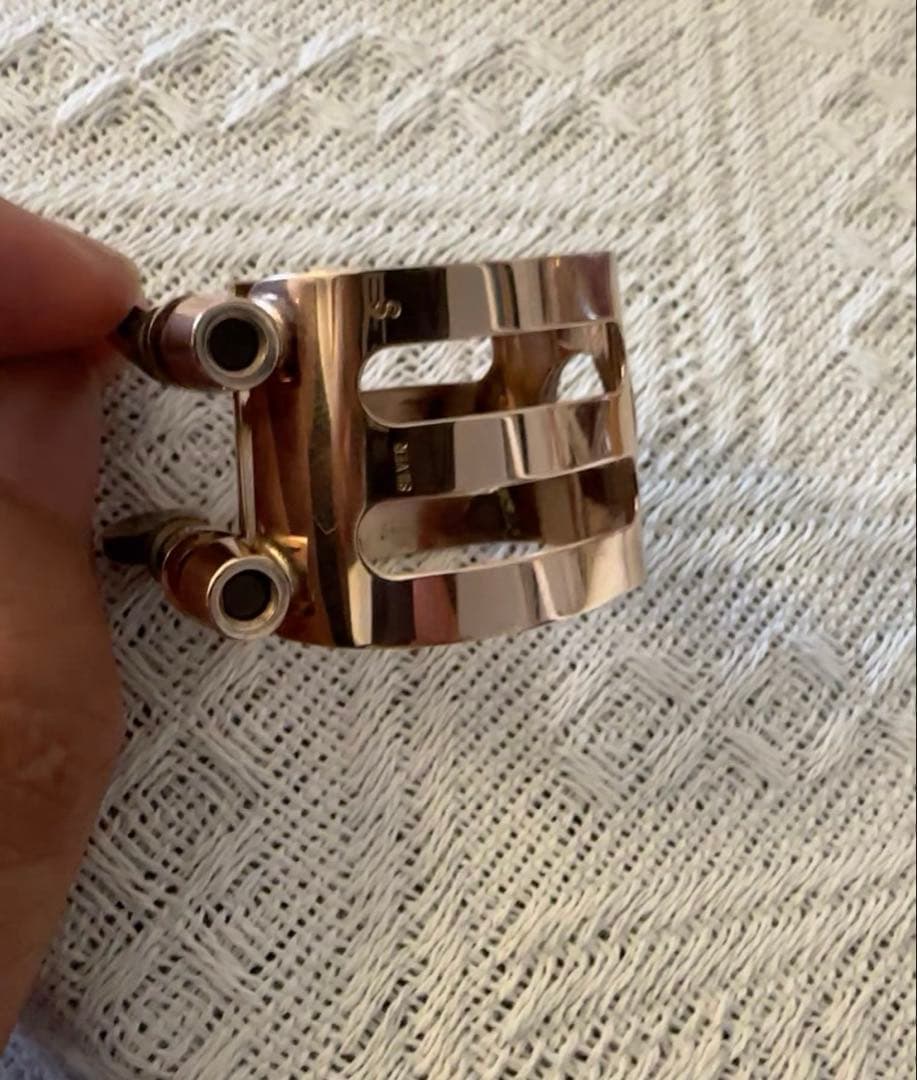 【早い者勝ち】ウッドストーン　最上位アルトサックスリガチャーSSPGP