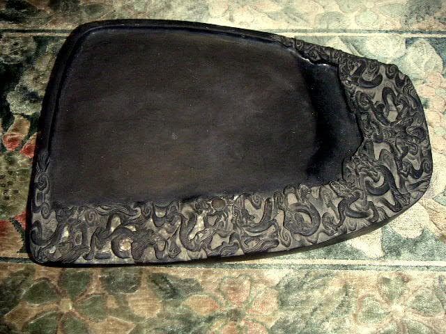 ♥中国　端渓硯　重量約8100ｇ　硯　骨董品