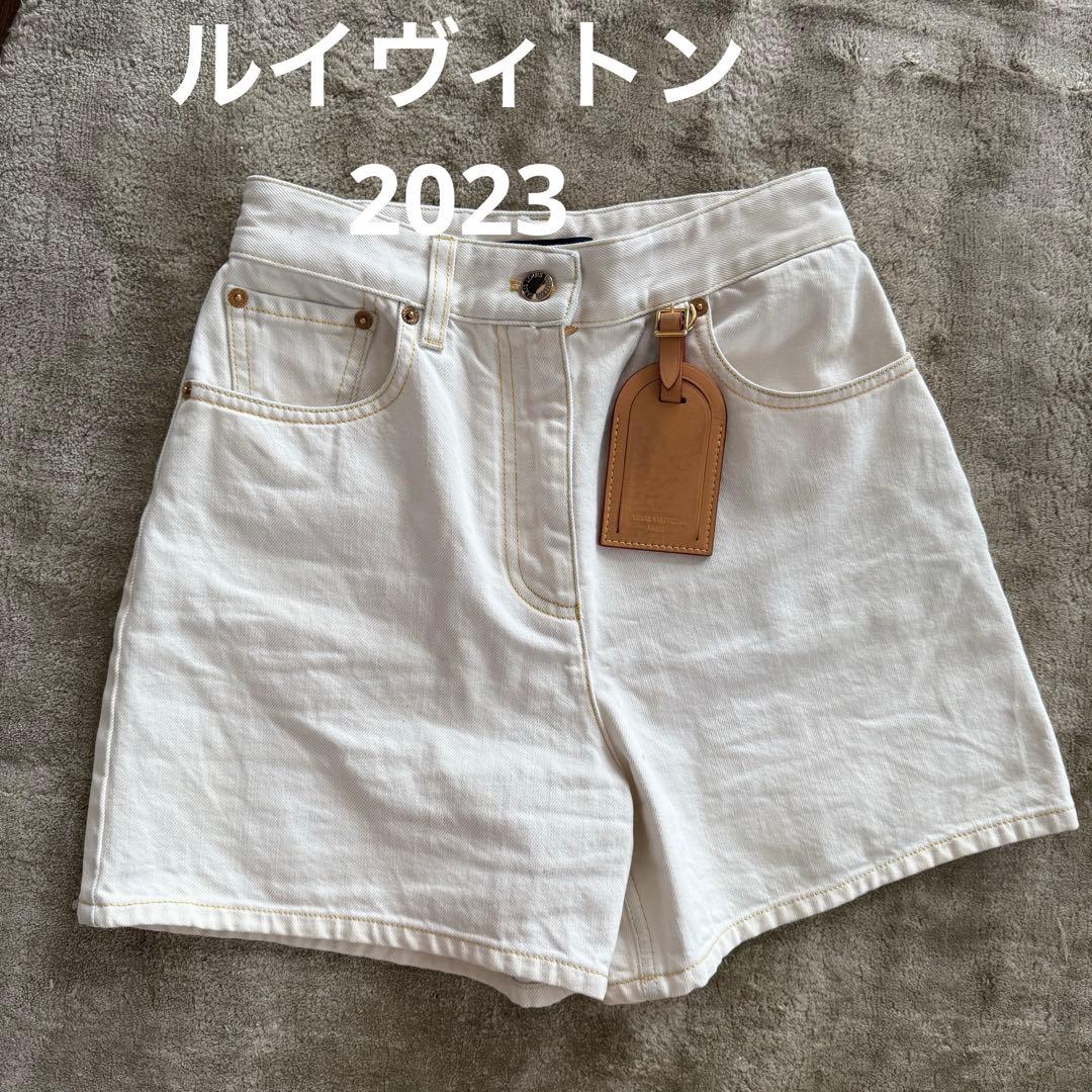 ◆美品◆LOUIS VUITTON◆ショートデニムハーフパンツ◆23年モデル34