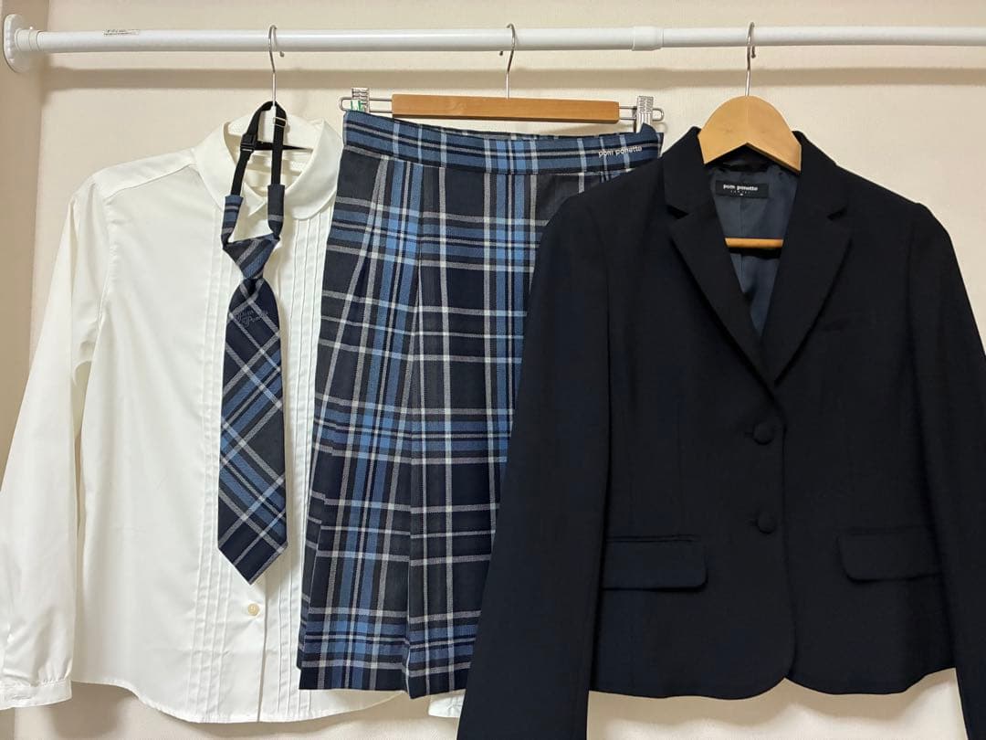 【美品】ジュニア　フォーマルスーツ セット　pomponette 4点セット