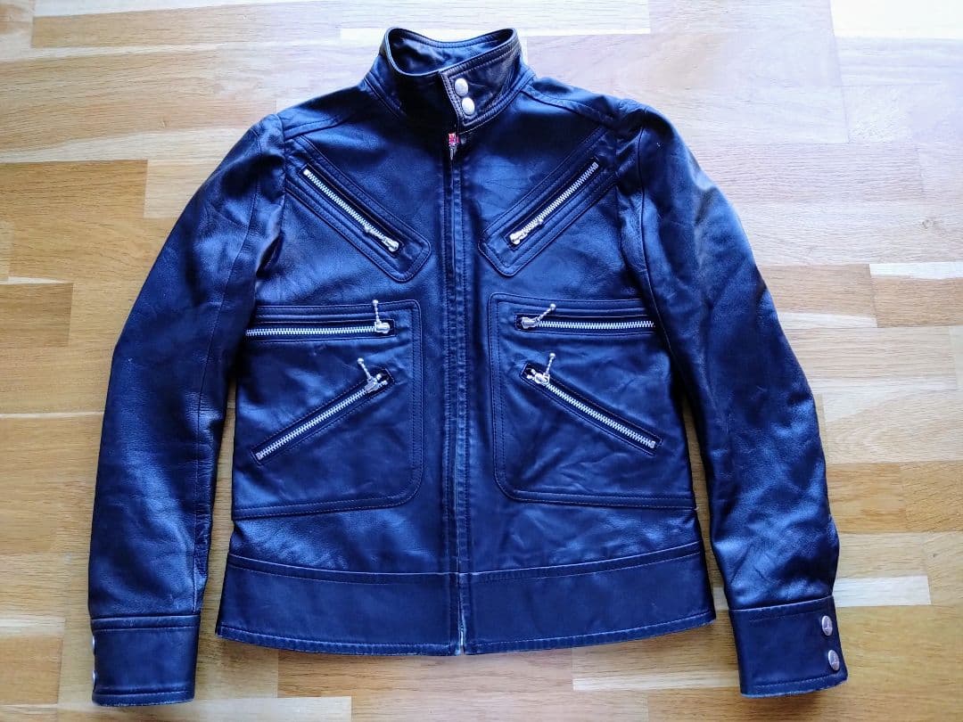 希少　ヴィンテージ　ヴィヴィアンウエストウッド　レザージャケット　ラム皮