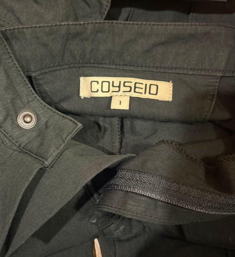 【COYSEIO】 パッカリングパンツ ブラック