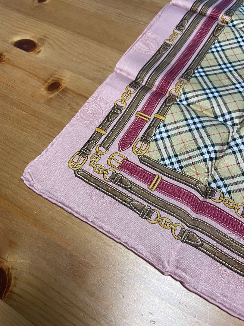 s*y様 Burberry's チェック柄ハンカチーフ3枚セット