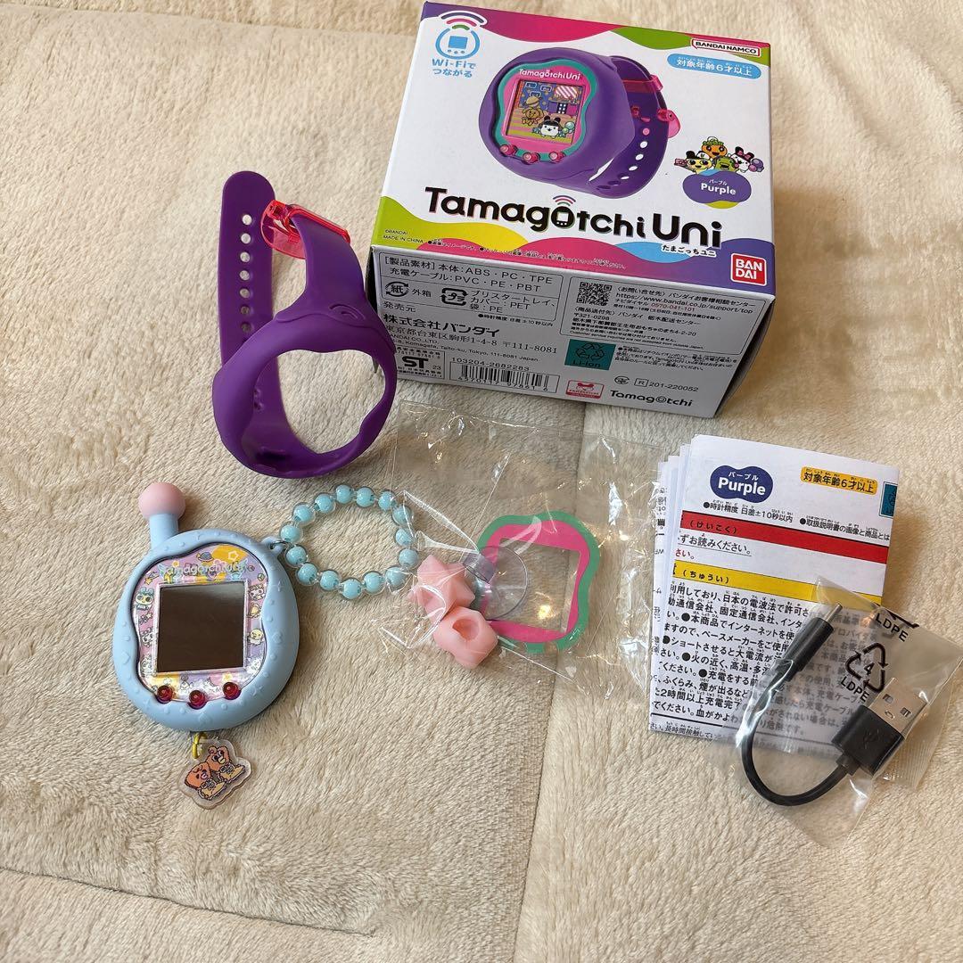 たまごっち ユニ Tamagotchi Uni 紫色 Wi-Fi対応