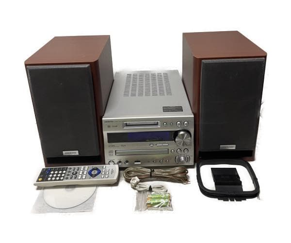ONKYO CD/MDチューナーアンプシステム 木目 X-N7FX(D)