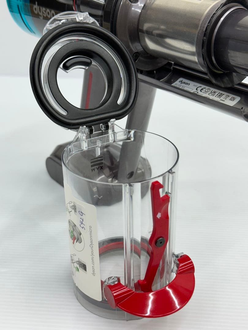 中古　美品　ダイソン　掃除機　SV21 マイクロ　本体　ダスト 純正バッテリー付