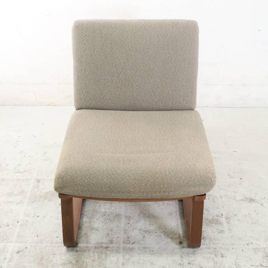 無印良品 リビングでもダイニングでもつかえるソファチェア 1人掛け ウォールナッ