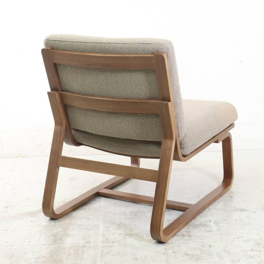 無印良品 リビングでもダイニングでもつかえるソファチェア 1人掛け ウォールナッ