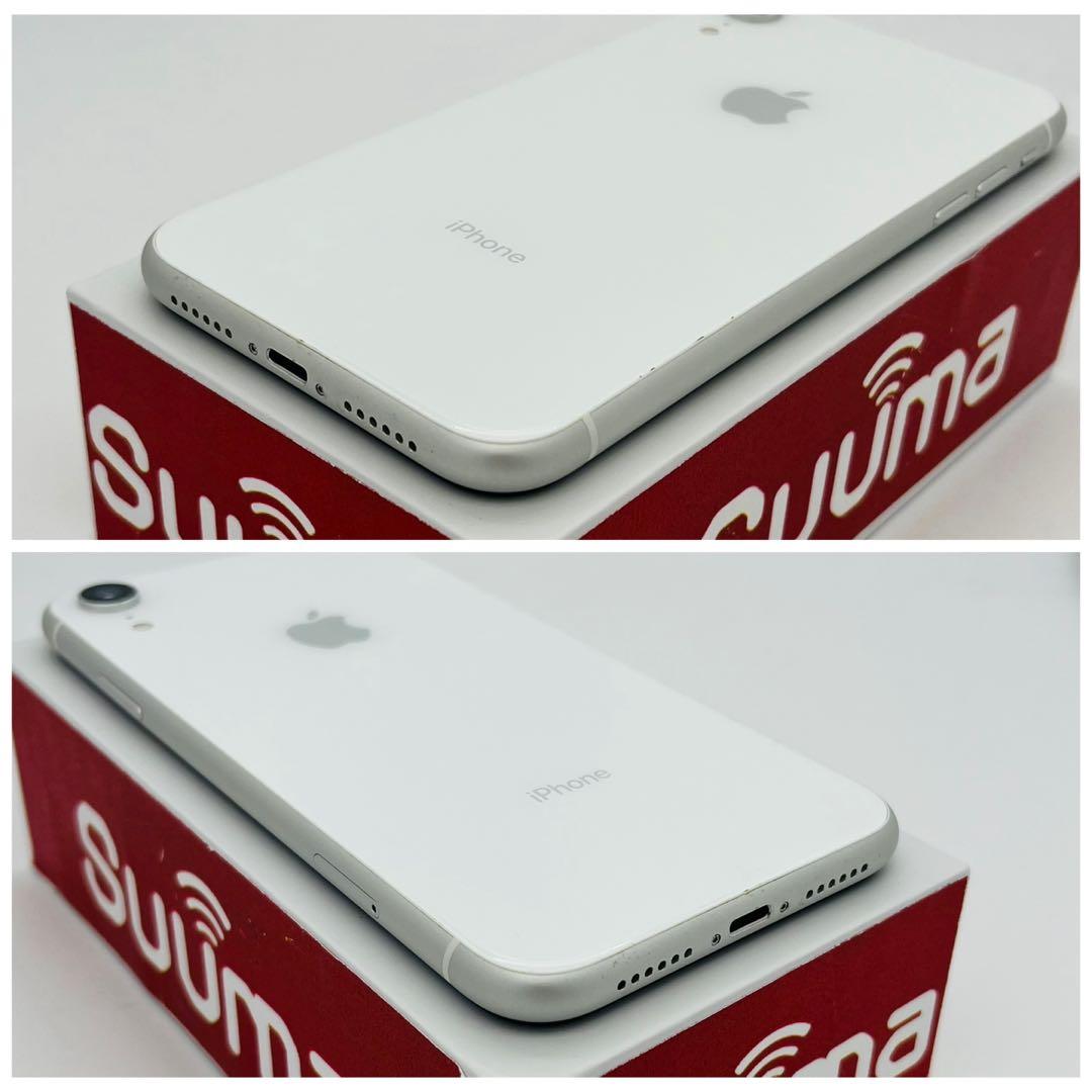 A 100% iPhone XR 64 GB SIMフリー ホワイト 本体