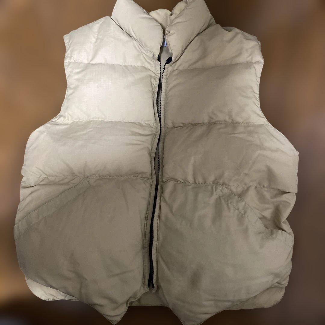 Crescent Down Works ベージュ ・ダウンベスト L