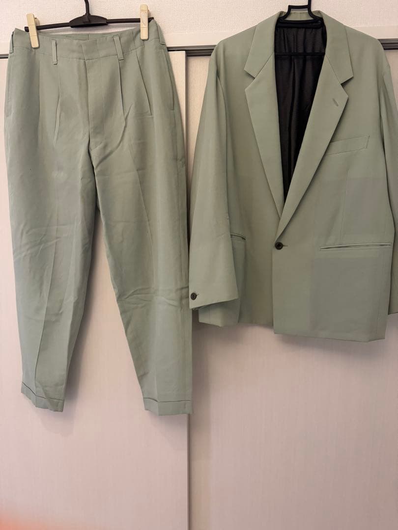 a socialist/ソーシャリスト/1B SUIT/MINT GREEN