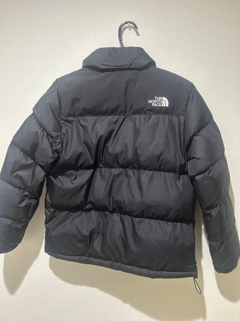 ノースフェイス　150 黒　ダウン　子ども　レディース　S ジュニア　上着