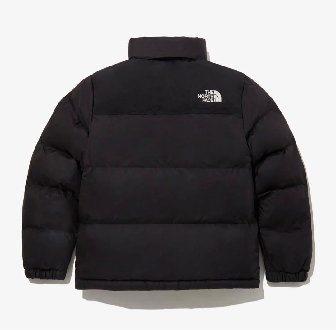 ノースフェイス　150 黒　ダウン　子ども　レディース　S ジュニア　上着