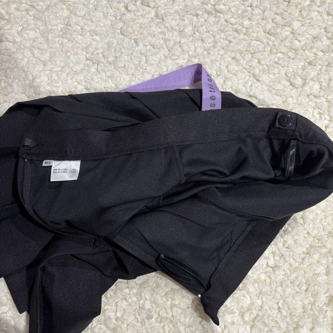 【美品】アリサナ　卒服　卒業式　160　フォーマルスーツ　ブラック