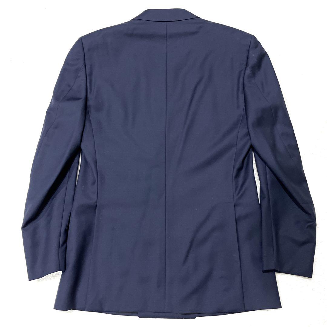 【新品】Dunhill Super100’s 紺 ダブルブレザー 金ボタン 46