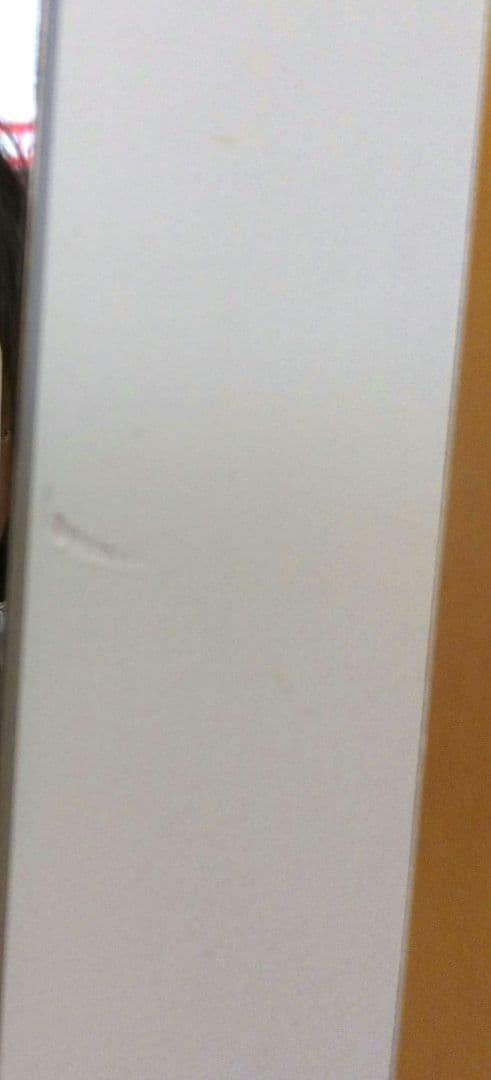 シューズボックス 下駄箱 扉付き ミラー付き 幅29cm 木製　ホワイト