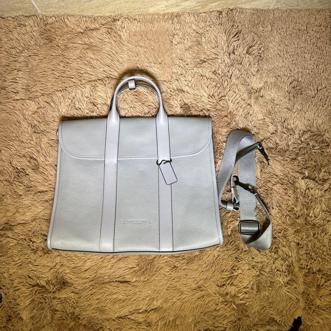 COACHコーチ/ゴッサム ポートフォリオ ビジネスバッグ メンズ2way美品