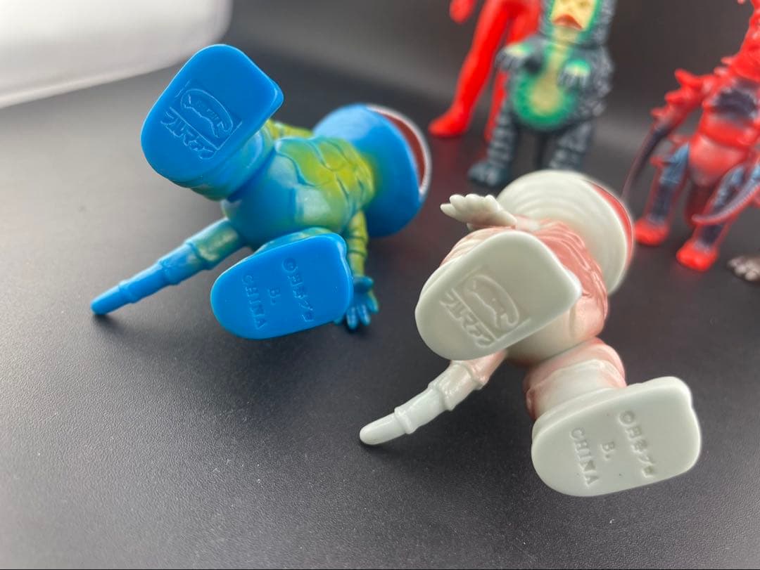 【中古品】まとめ売り　10点　新ブルマァク魂　全長約9cm メルサン　円谷