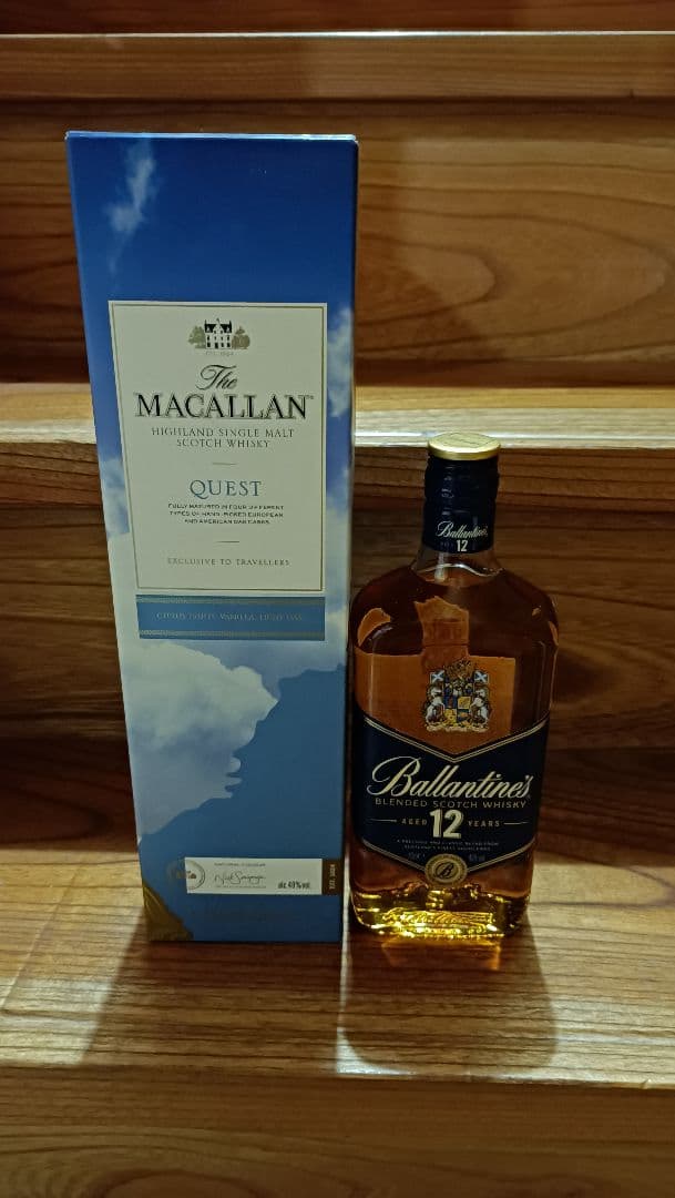 The Macallan Quest 1㍑& Ballantine's 12年