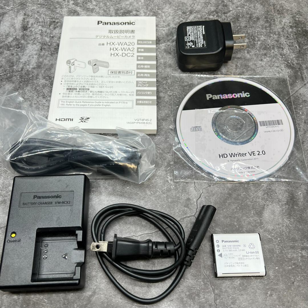 E802★　Panasonic HX-WA20 FULLHD 防水デジカメ