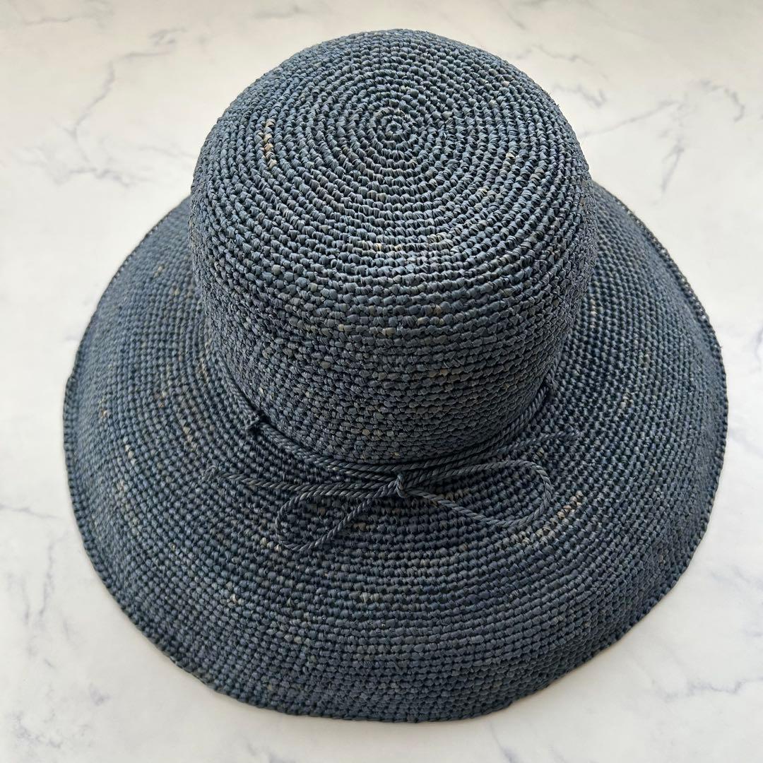 希少カラー ヘレンカミンスキー 麦わら帽子 プロヴァンス12 サファイア