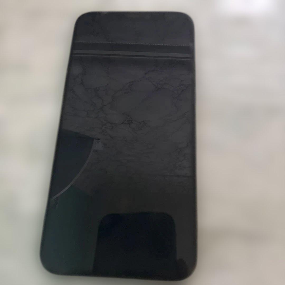 iPhone XS 64GB ブラック／画面前後割れ／動作確認済み／ジャンク