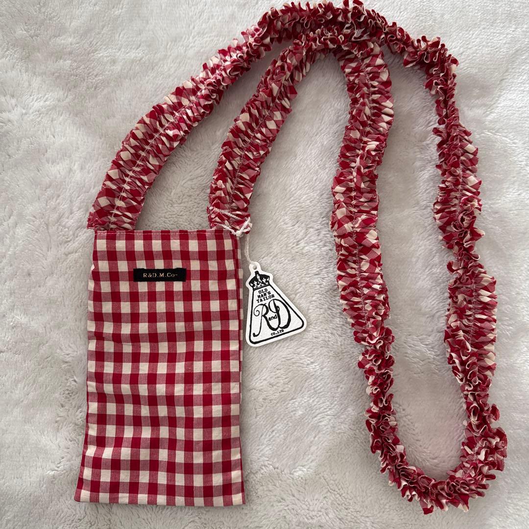 R&D.M.Co- オールドマンズテーラー　ギンガムフリルショルダー　未使用品