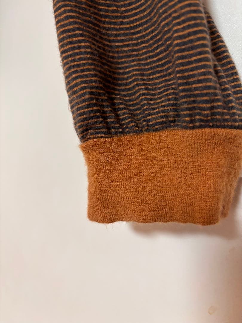 ONC MERINO× NO magazine wool Tシャツ　4 ボーダー