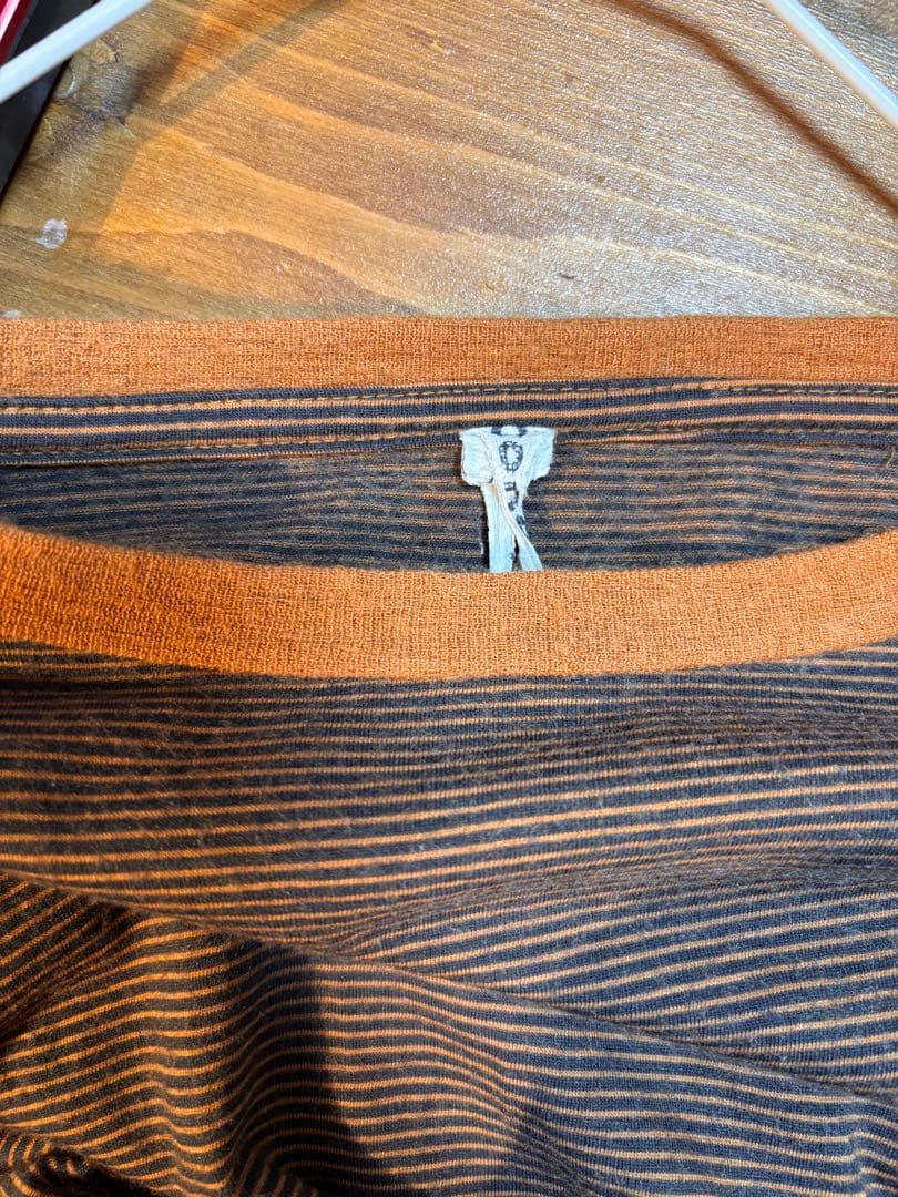 ONC MERINO× NO magazine wool Tシャツ　4 ボーダー