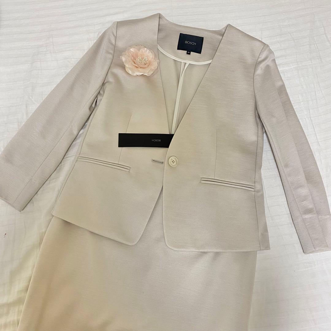 未使用品　ボッシュ モクロディセットアップジャケット　スカート　スーツ
